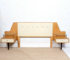 G Plan E Gomme Continental Headboard Oak China White