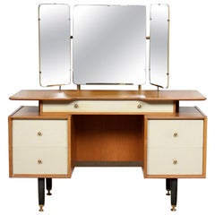 Retro G Plan E Gomme Dressing Table China White Light Oak