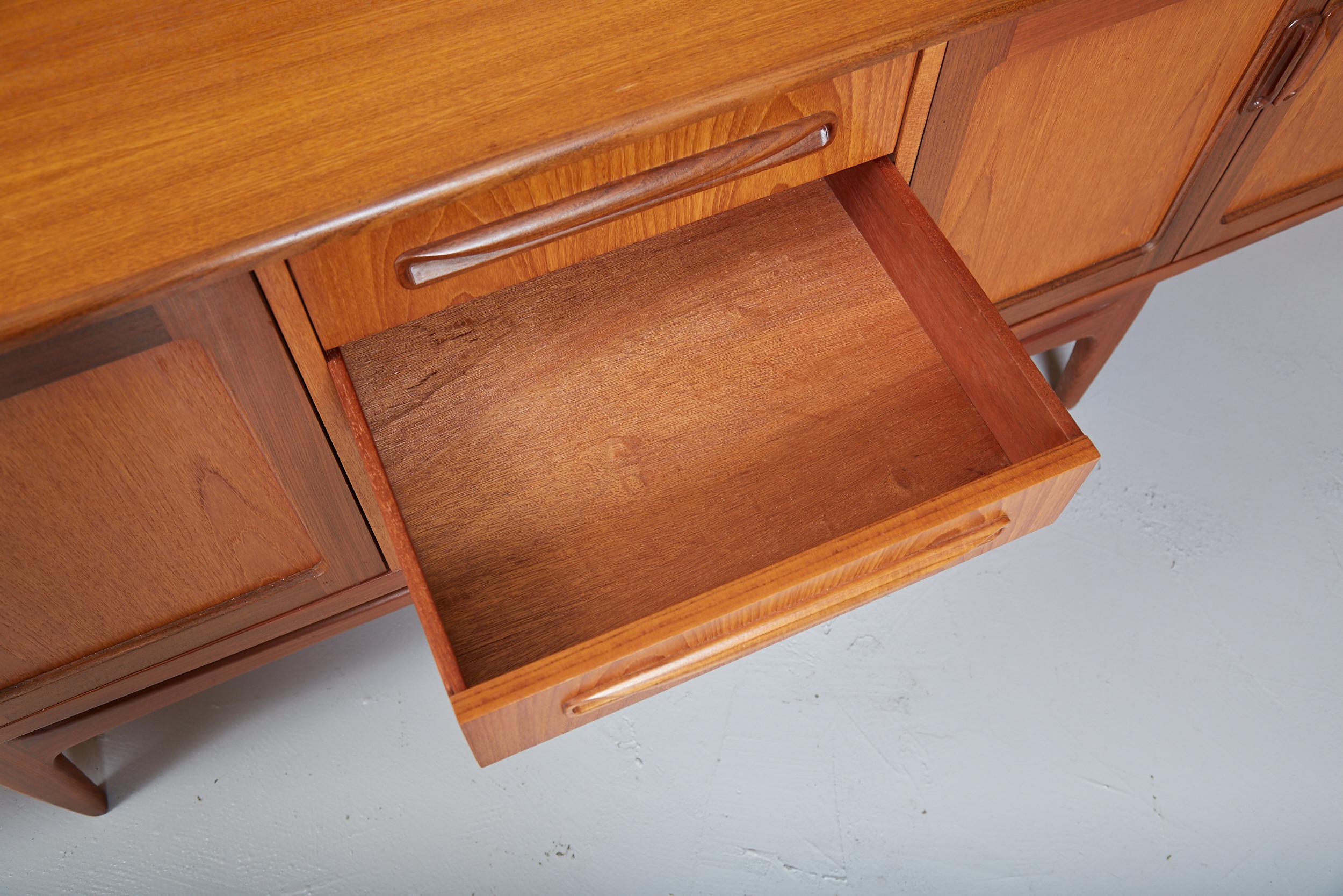 G Plan Fresco Sideboard Credenza in Teak, 1960s 6