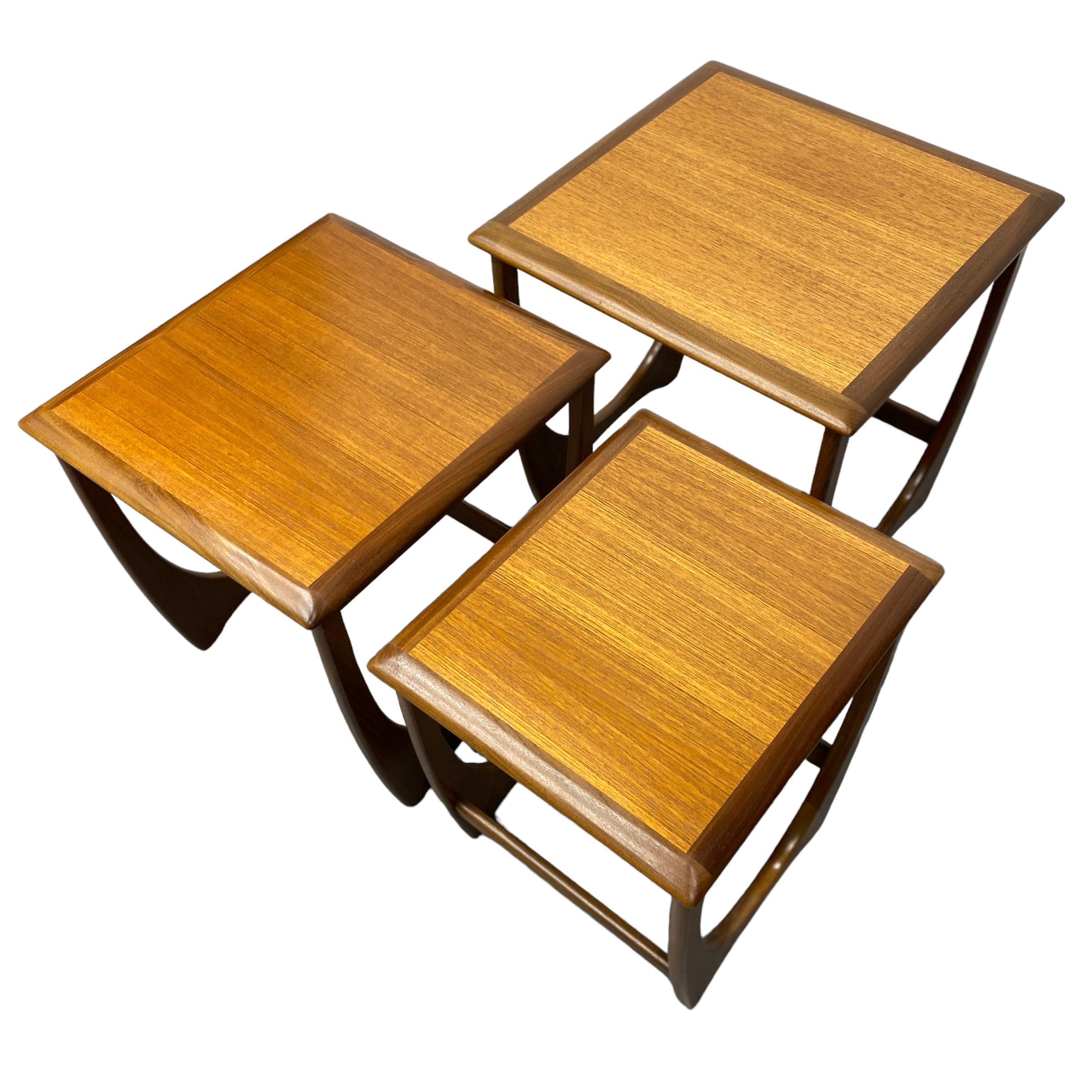 G Plan Fresco Nesting Tables In Good Condition In Otley, GB
