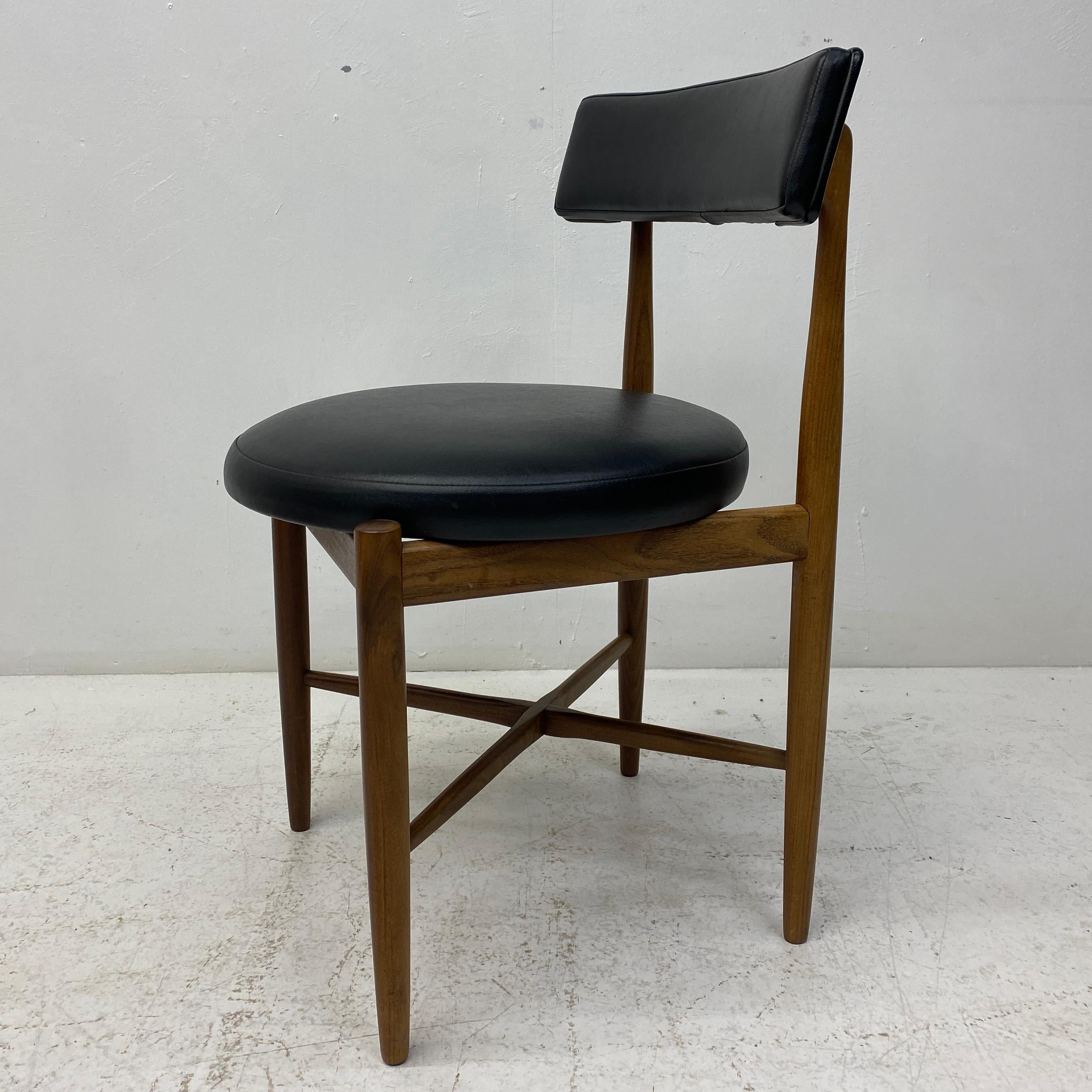 Teak G Plan Kofod Larsen Dining Chairs Six