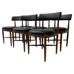 G Plan Kofod Larsen Dining Chairs Six