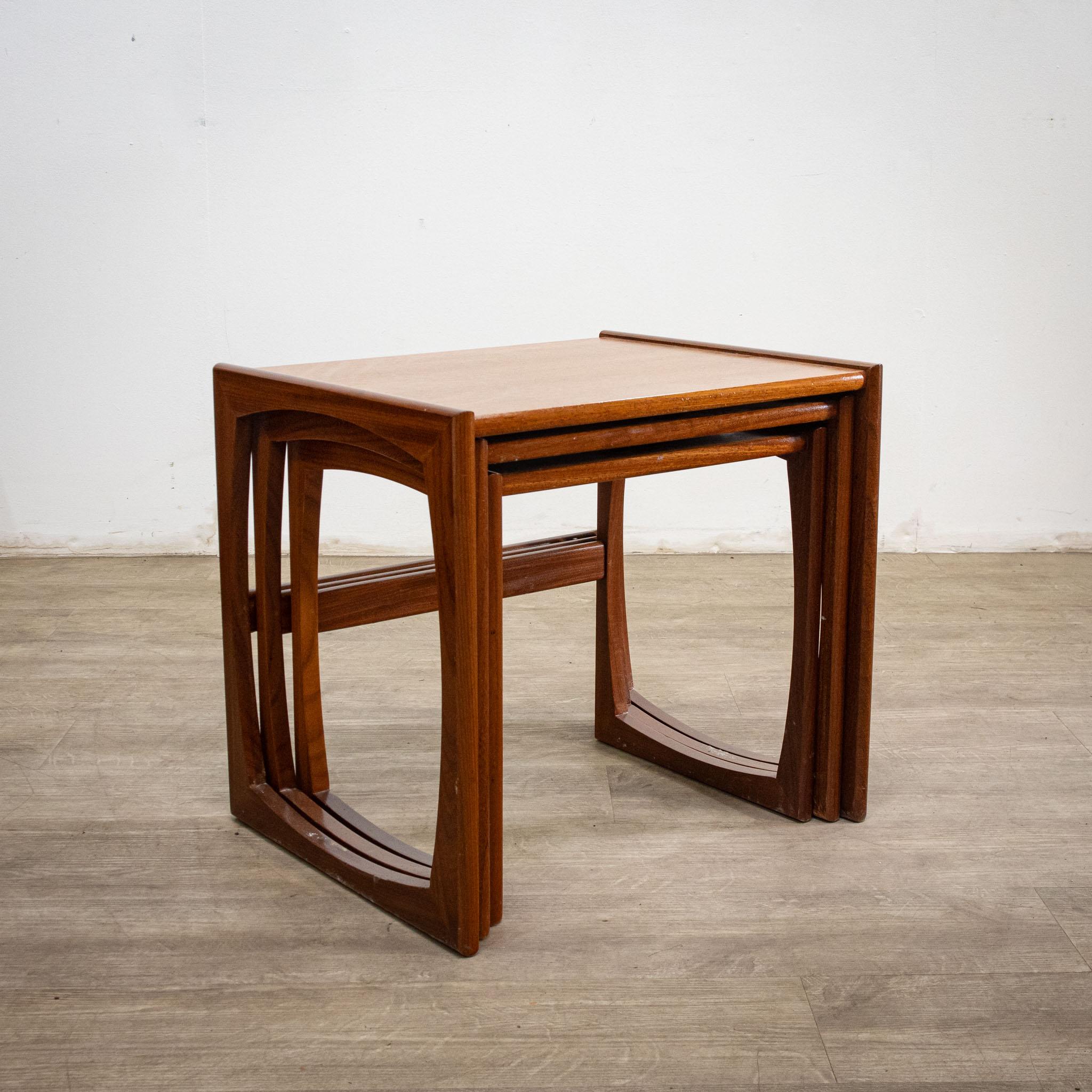 Mid-Century Modern G Plan Nest of Quadrille Tables For Sale