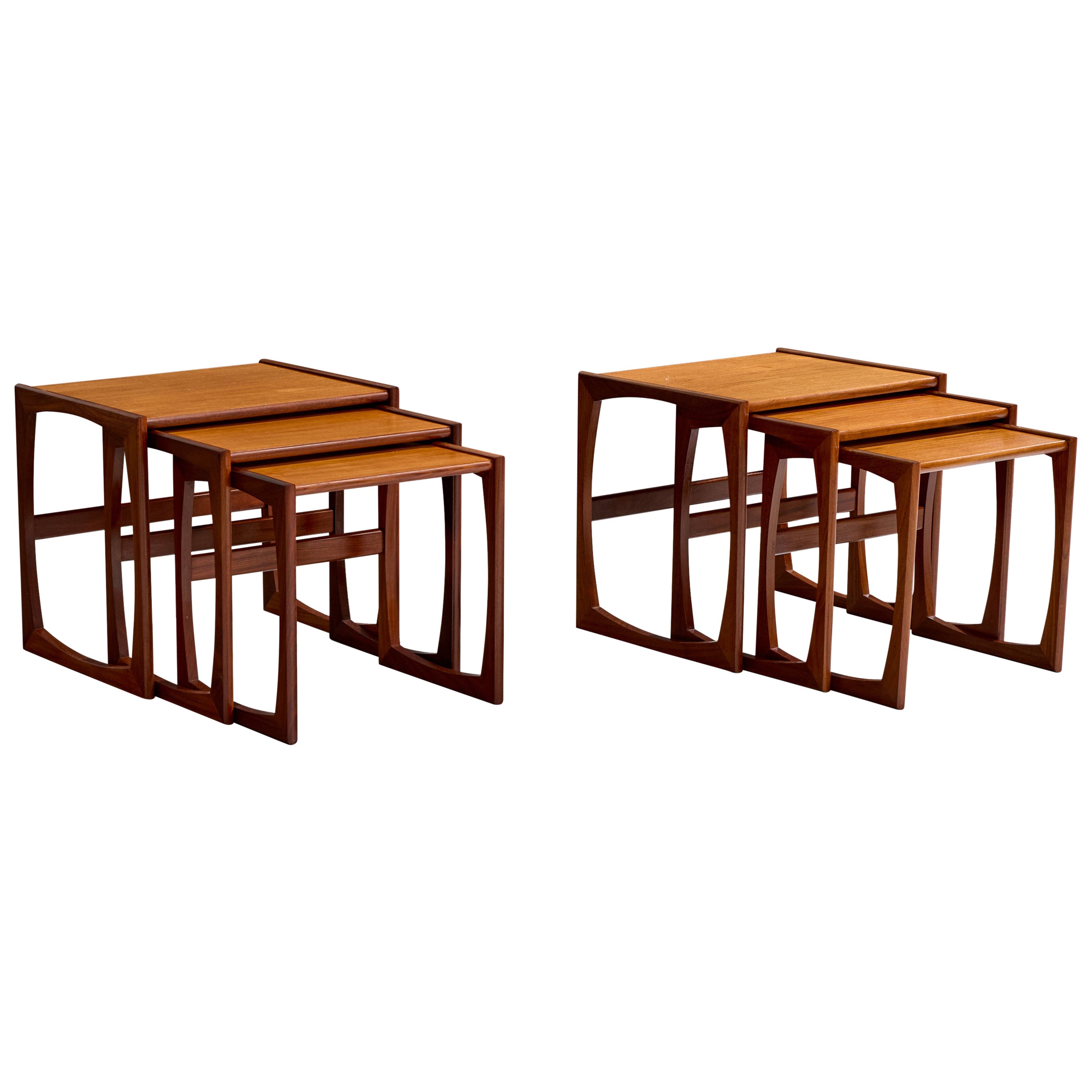 G Plan, Nesting Tables, Teak, United Kingdom, 1950s