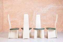 G Plan New Seasons DiningChairs in White Ash, 1980s