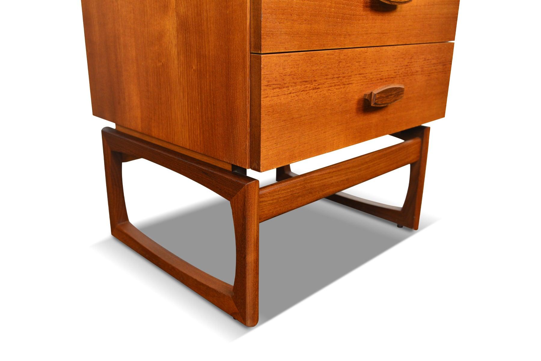 Origin: England
Designer: Victor B. Wilkins
Manufacturer: G Plan
Era: 1964
Materials: Teak, Rosewood, Afromosia
Measurements: 20