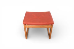 G Plan Quadrille Ottoman / Vanity Stool in Teak