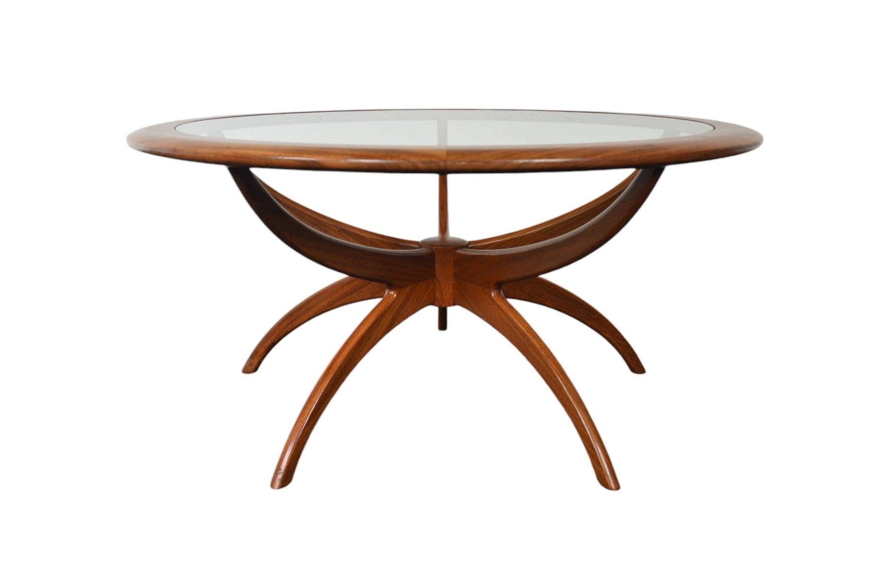 Verre Table basse G-Plan Spider #2 en vente