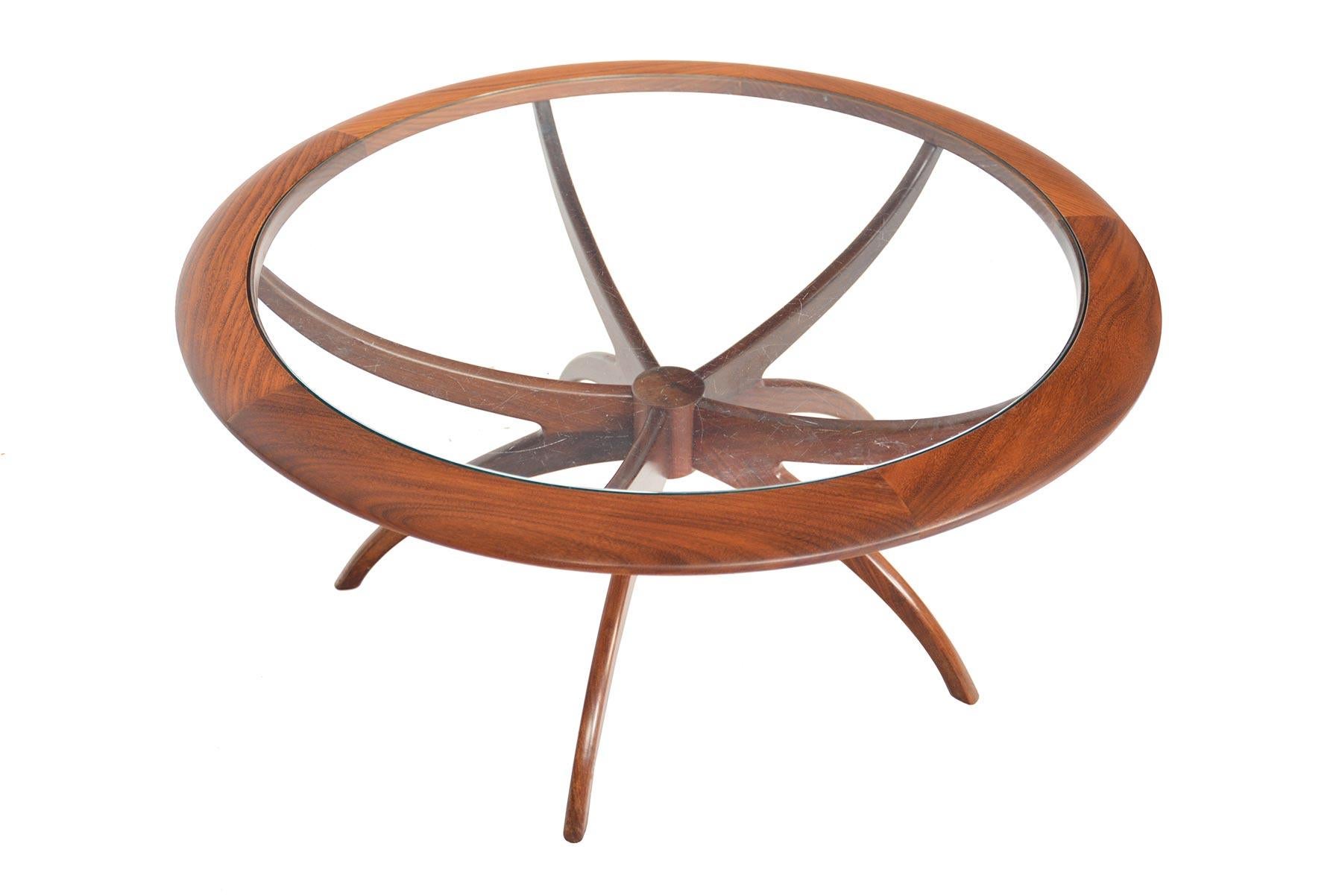 Scandinavian Modern G Plan Spider Coffee Table in Afromosia 