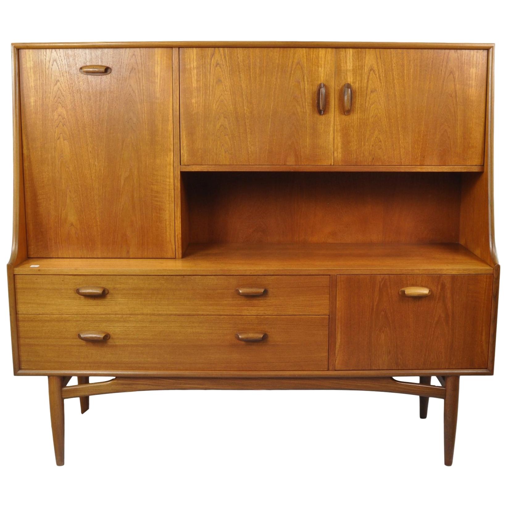 G-Plan Teak Cocktail Sideboard Cabinet by Davis Kassoff