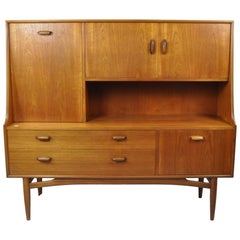 Retro G-Plan Teak Cocktail Sideboard Cabinet by Davis Kassoff