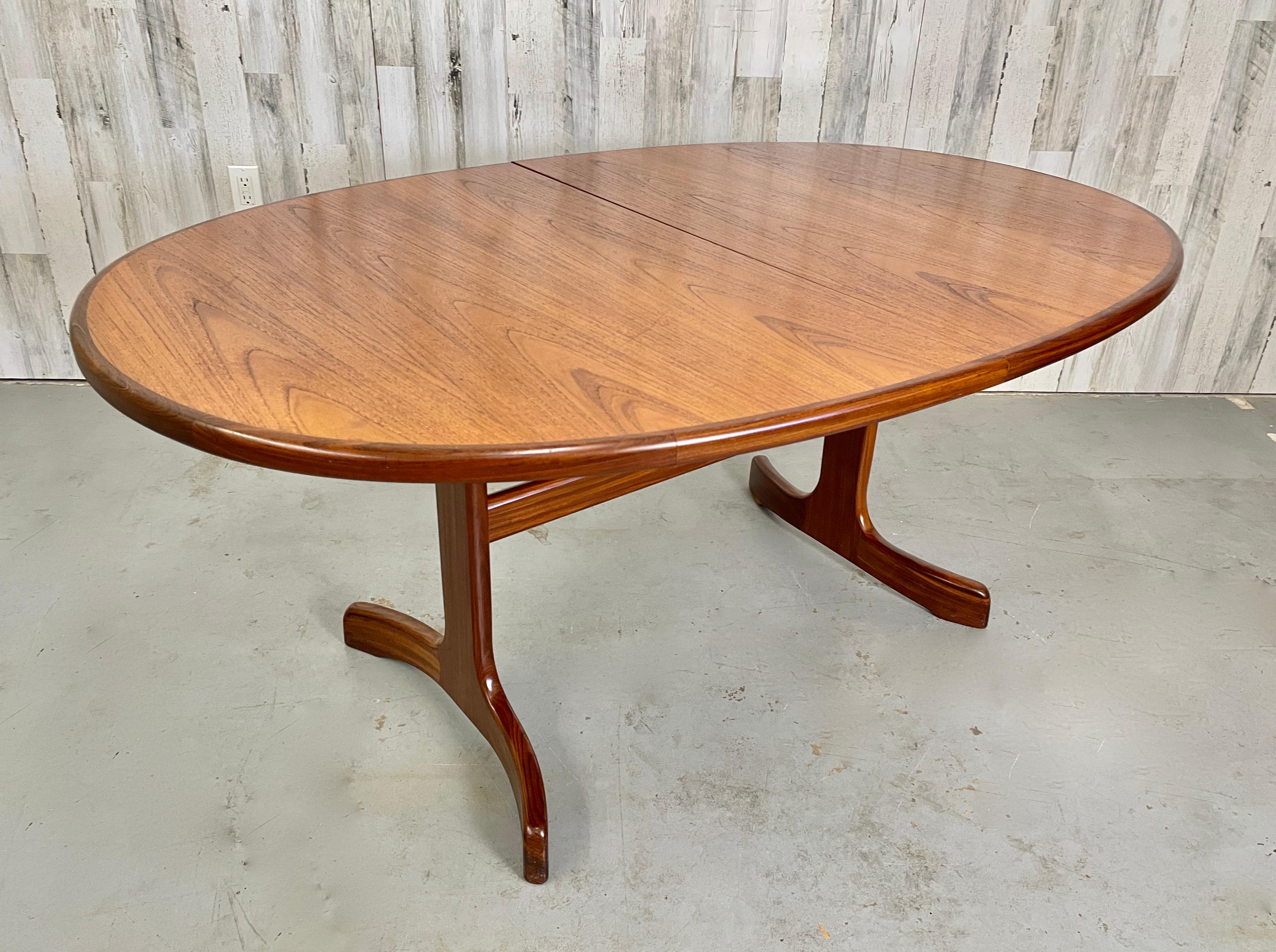 g plan teak dining table