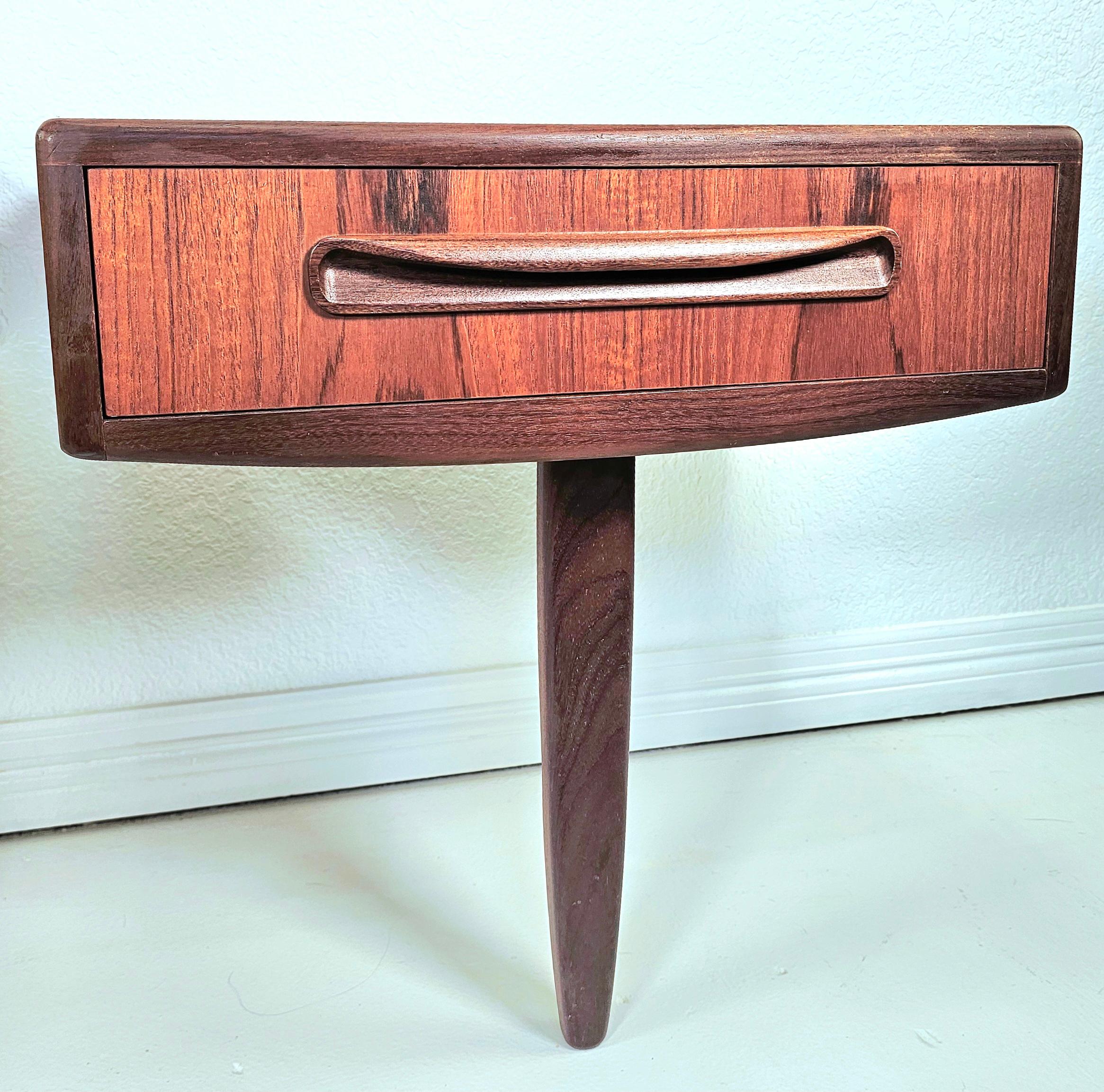 G Plan Teak Floating Nightstands/ End Tables For Sale 10