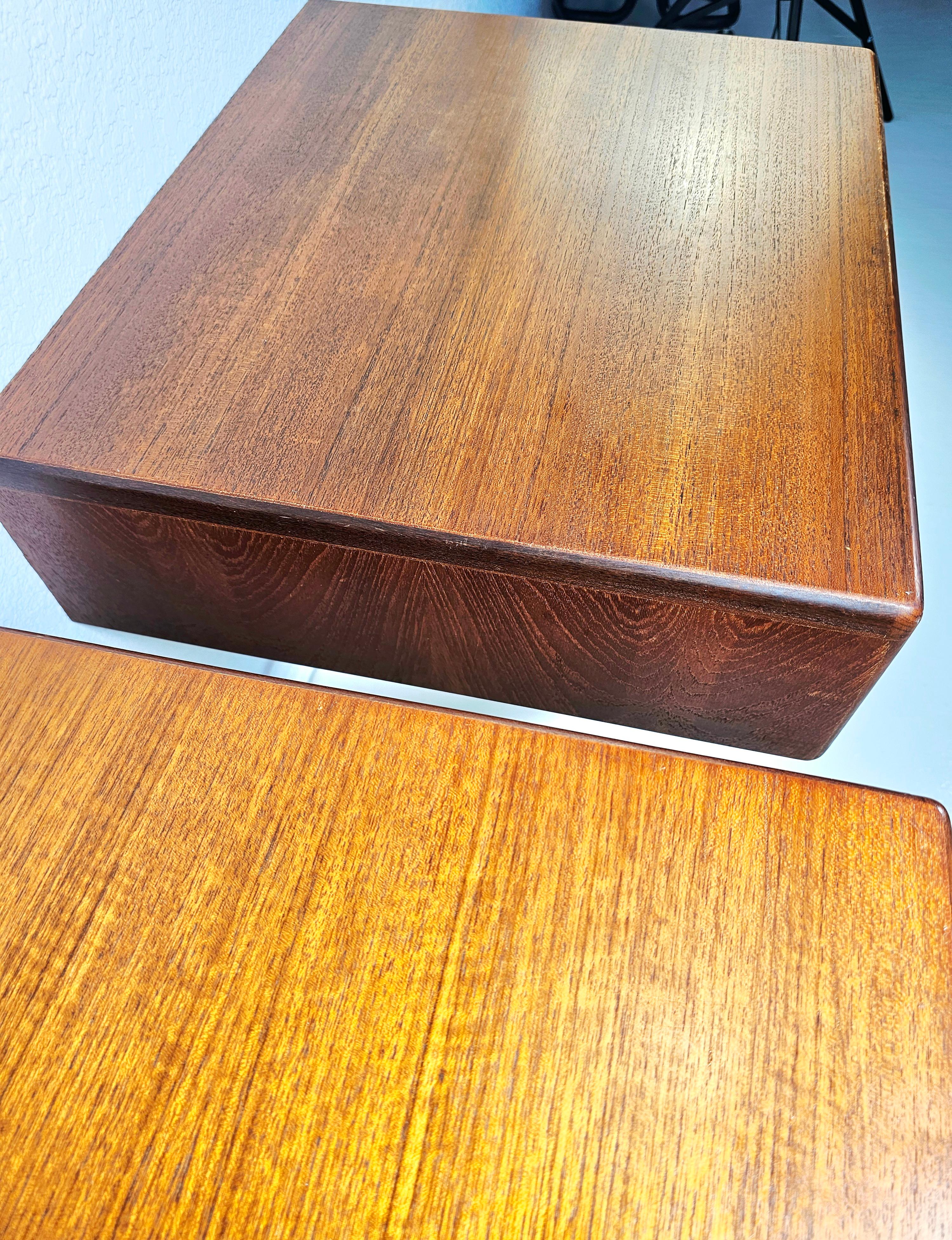 Danish G Plan Teak Floating Nightstands/ End Tables For Sale
