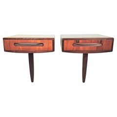 G Plan Teak Floating Nightstands/ End Tables