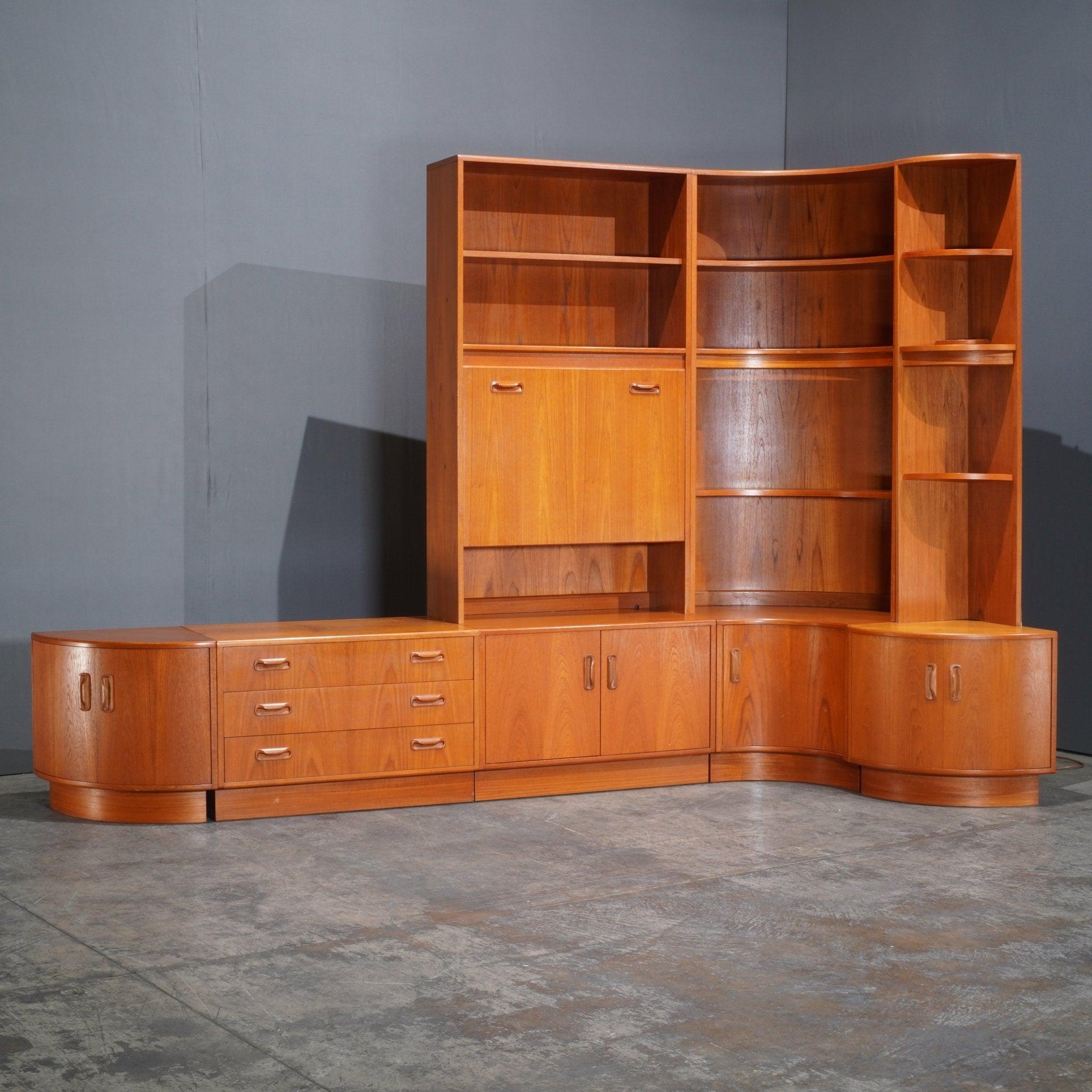 G Plan Teak Modular Wall Unit In Good Condition In Basildon, London