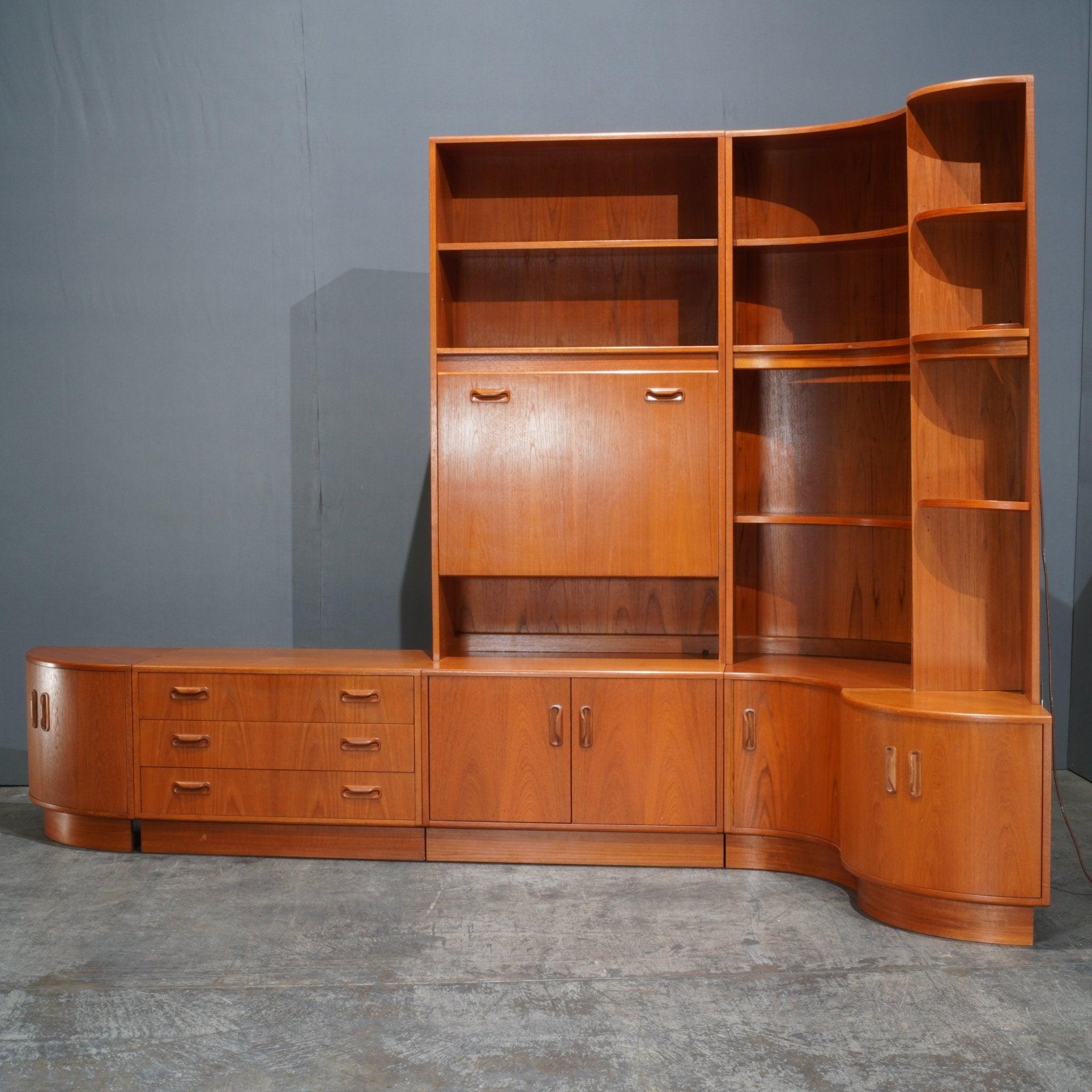 20th Century G Plan Teak Modular Wall Unit