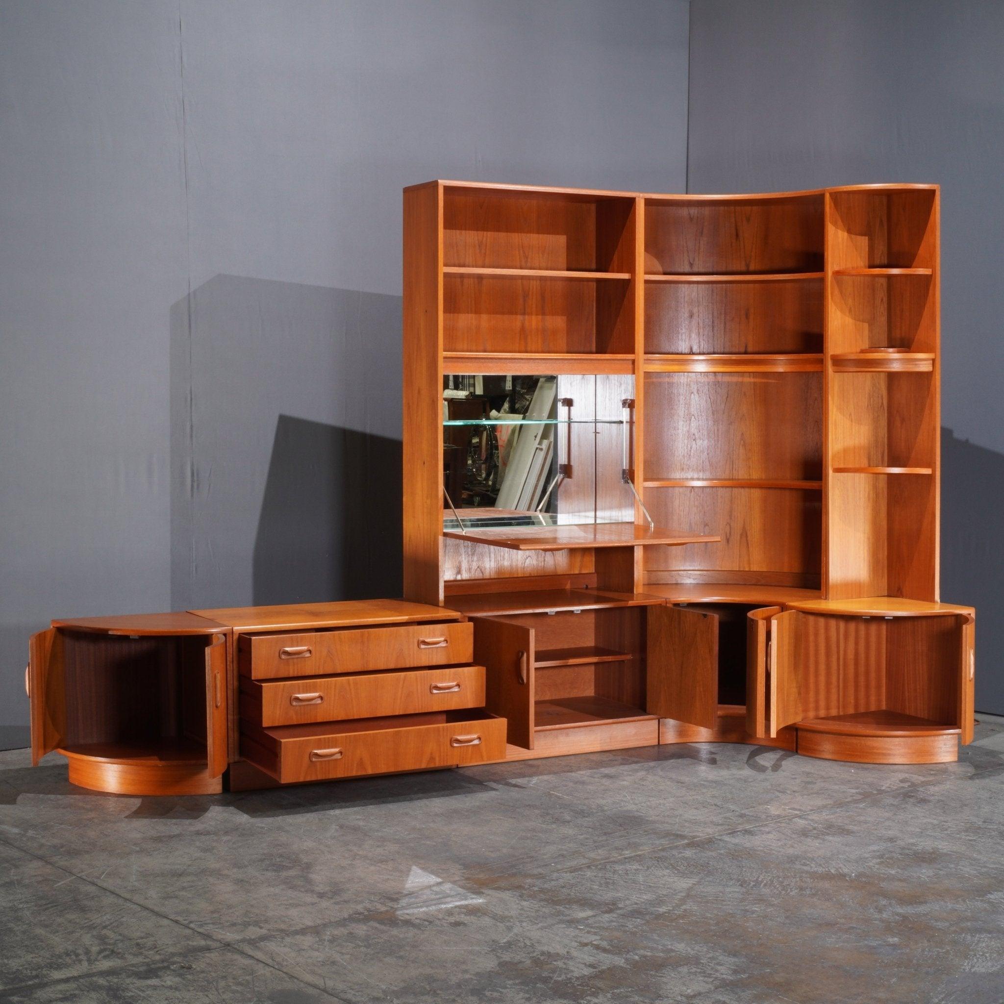 Wood G Plan Teak Modular Wall Unit