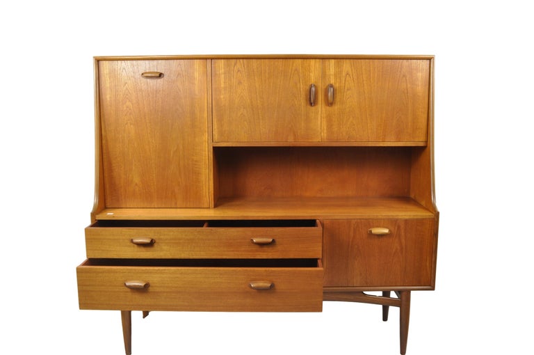 GPlan Teak Sideboard at 1stDibs g plan highboard, g plan sideboard drinks g