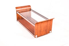 G-Plan Teak “Tulip” Glass Coffee Table, 1970s