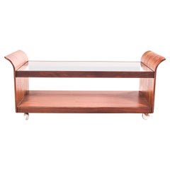 G-Plan Teak “Tulip” Glass Coffee Table, 1970s