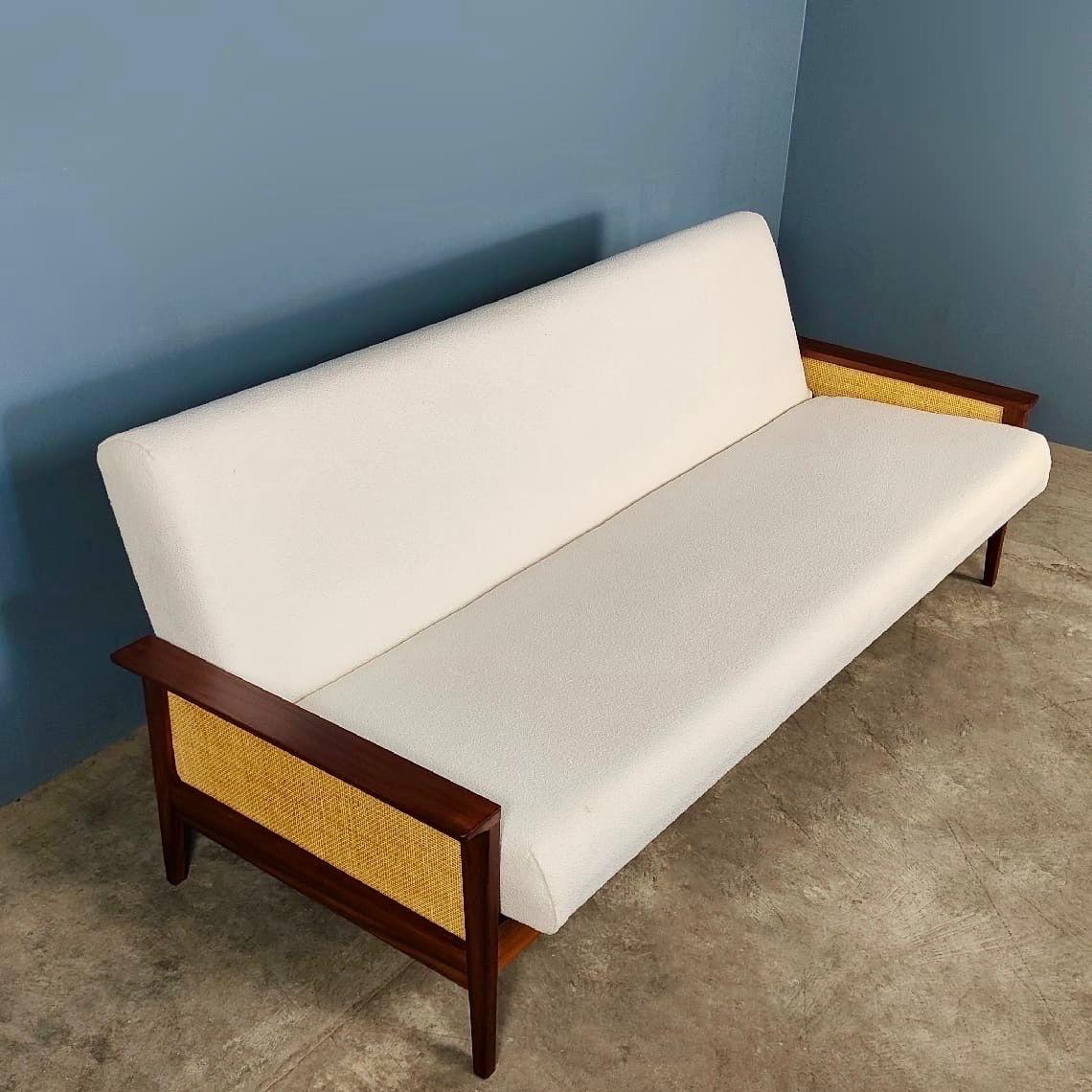 Mid-Century Modern G Plan Three Seater Sofa Bed Group 3 Richard Young Merrow Associates Mid Century For Sale