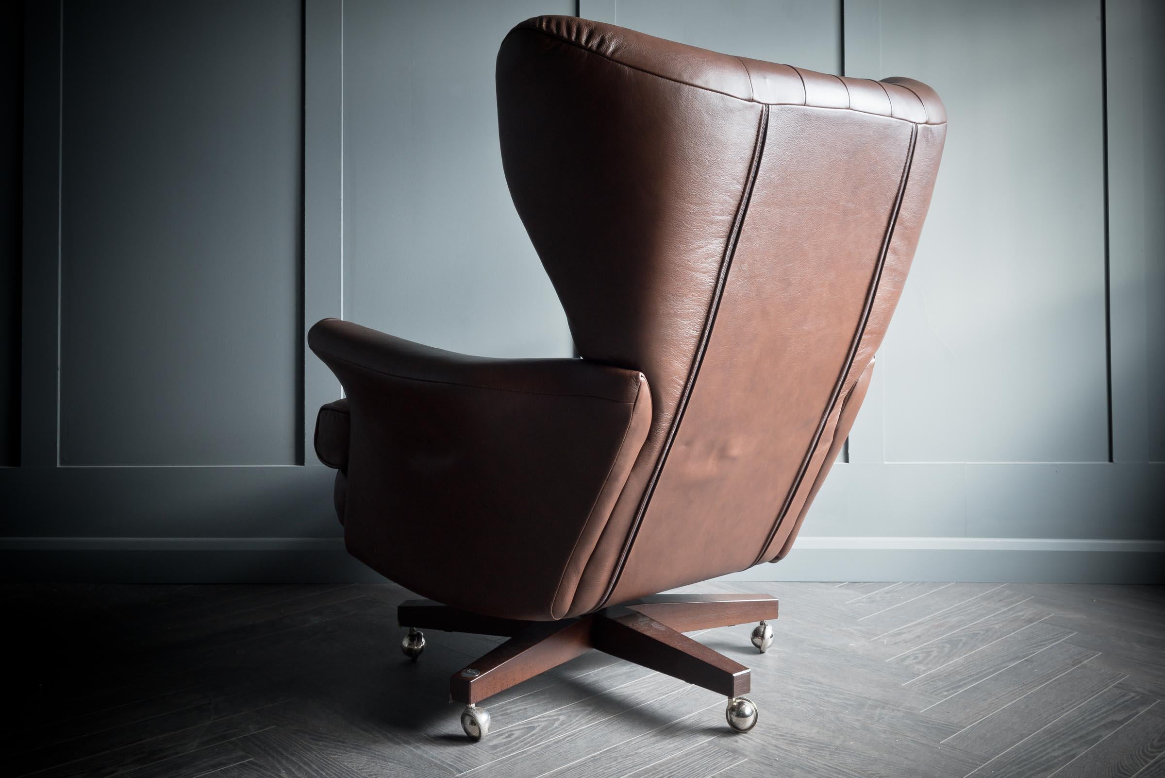 G Plan Vintage Re-Issue Model 62 Chair and Stool In Good Condition In Alton, GB