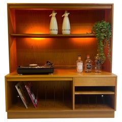 Retro G Plan Wall Unit Decks & Vinyl Cabinet