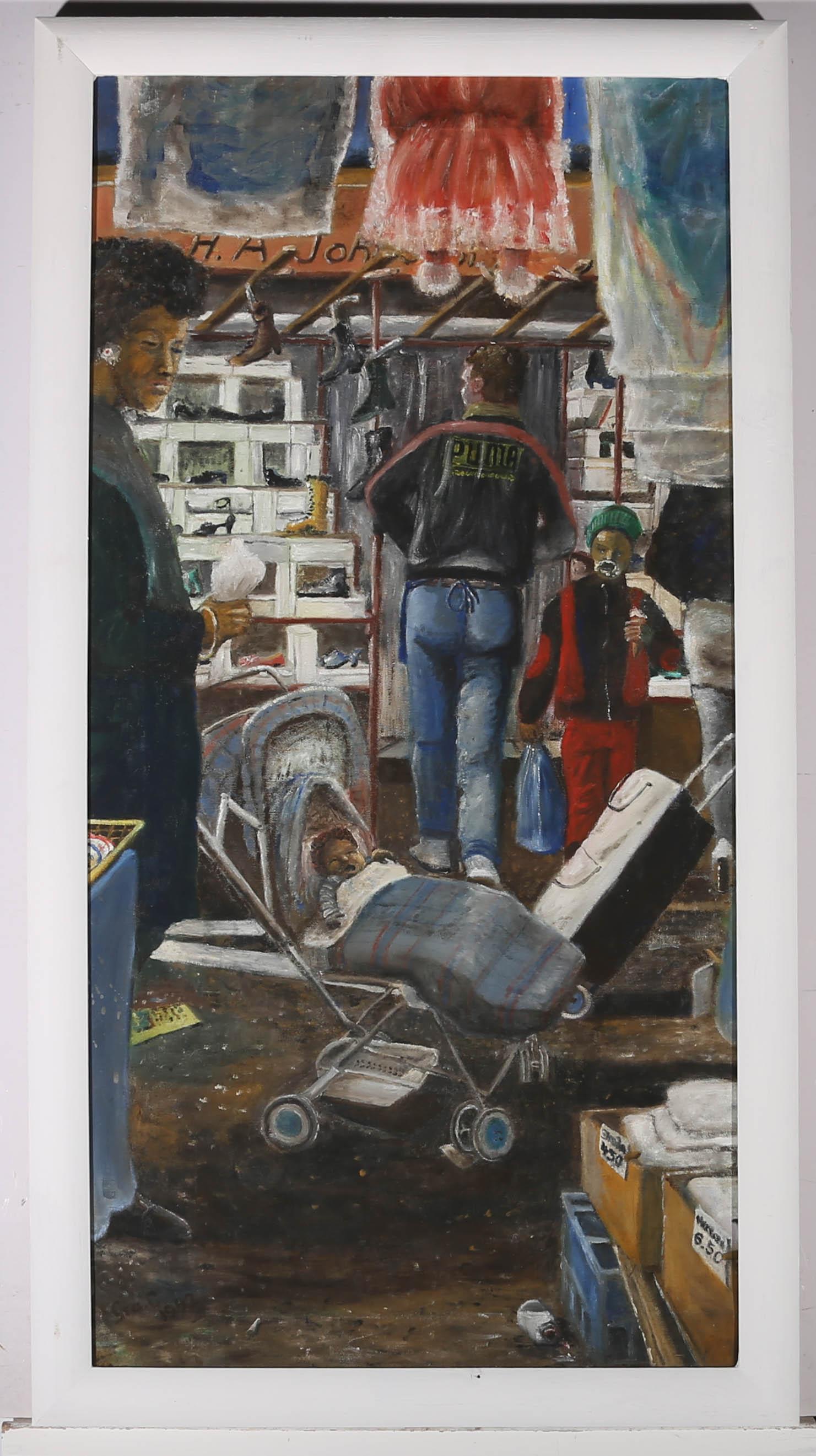 G. R. Childs - 1992 Olio, Il negozio di scarpe in vendita 4