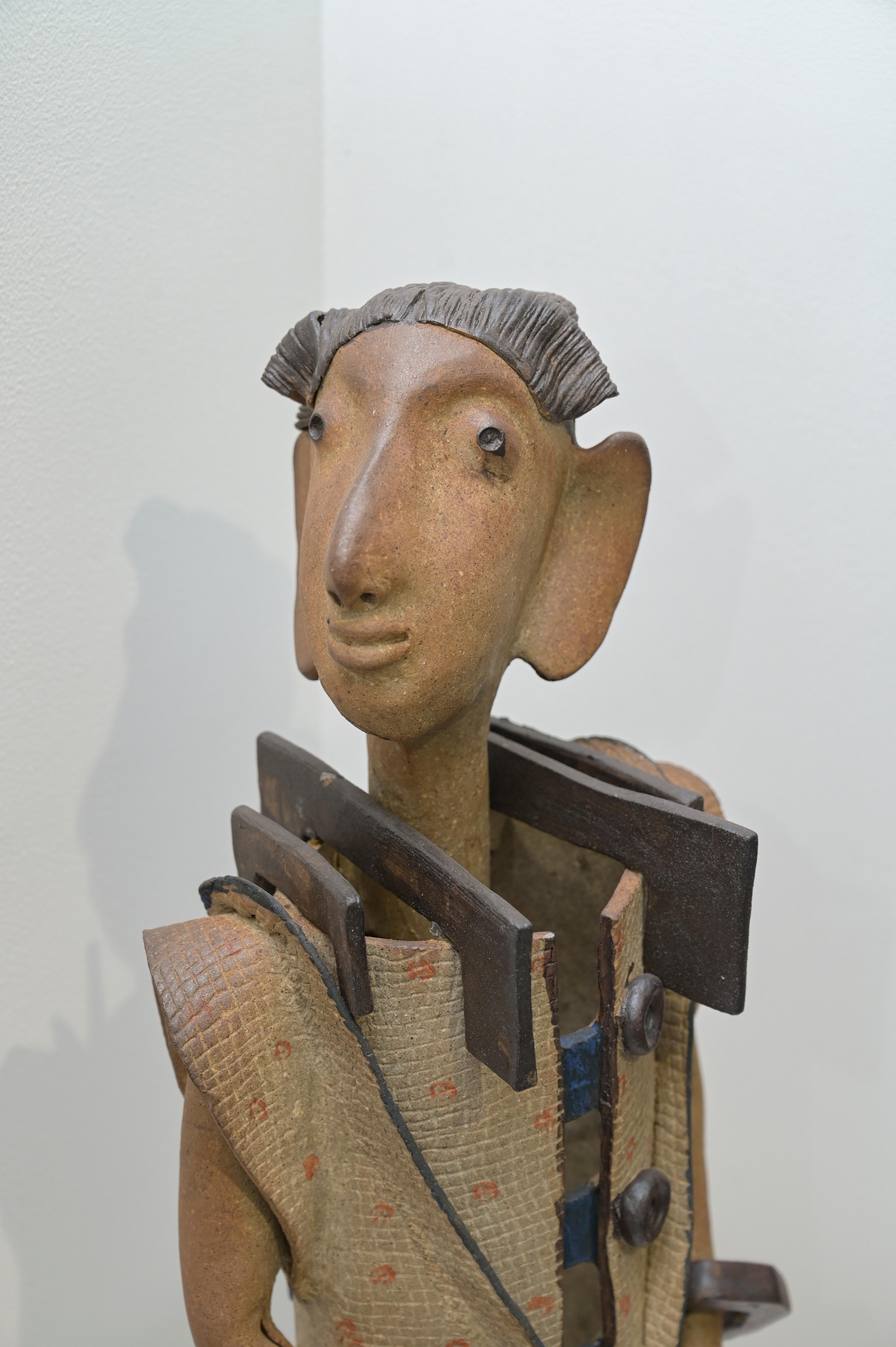 Torso Figure - Sculpture by G Reghu