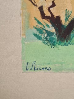 Paesaggio a campi di colore fauvista, Les Baux de Provence