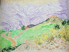 Impressionist Landscape, Les Alpilles en Provence.