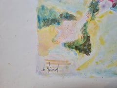 Impressionist Landscape, Les Alpilles en Provence, Hommage à Yves Brayer