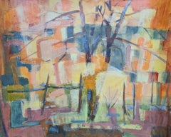 Paesaggio cubista francese moderno.