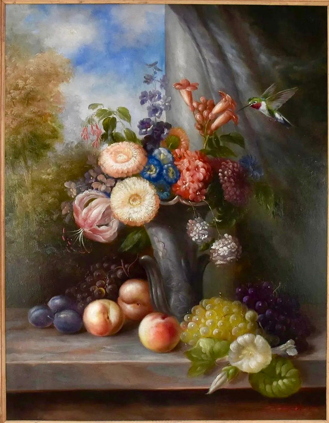 Nature morte au colibri en vente 3