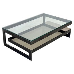 G shaped coffee table by Belgo Chrom