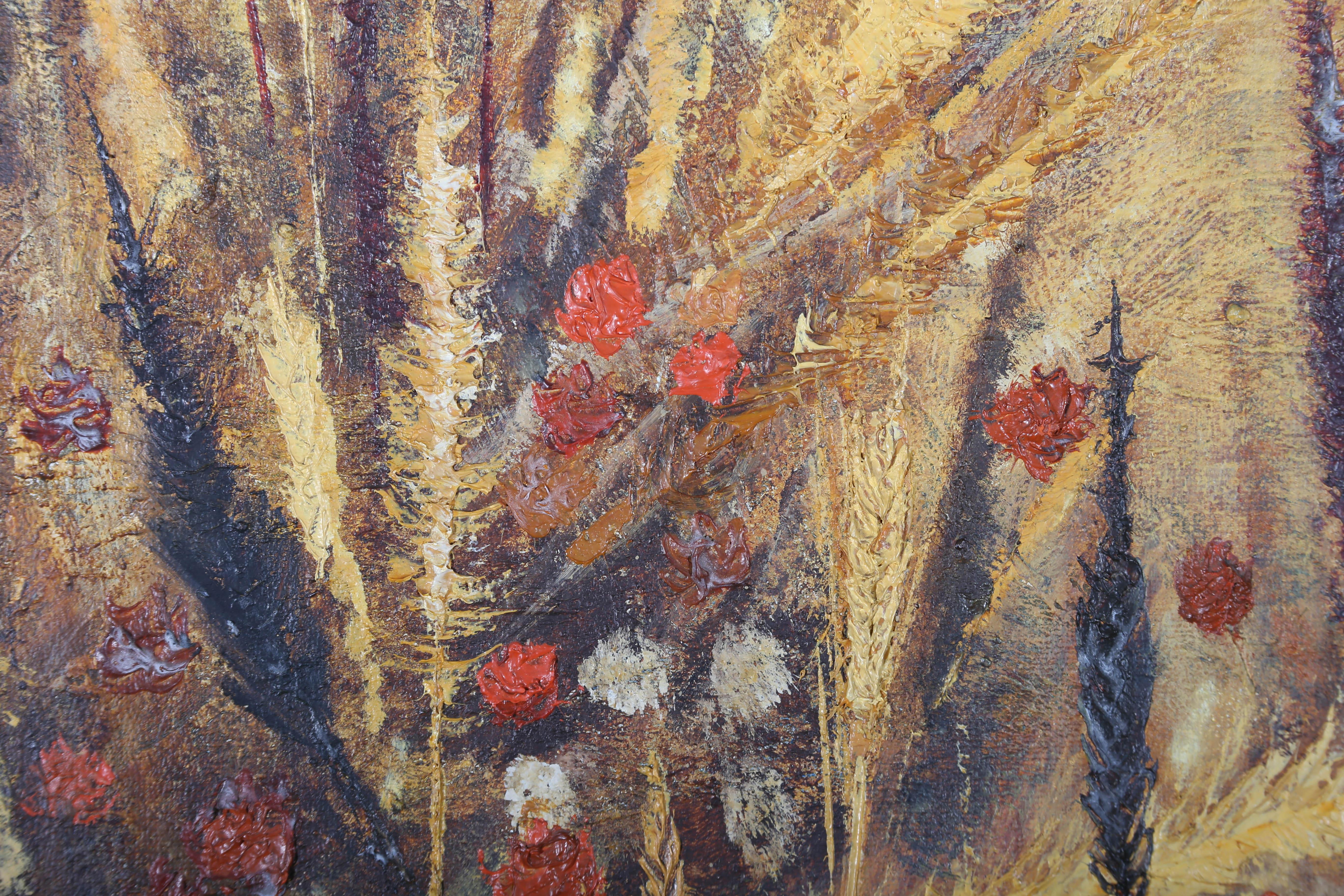 G. Spence - 1973 Olio, papaveri e grano 1