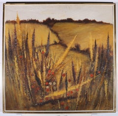 G. Spence - 1973 Oil, Poppies and Wheat