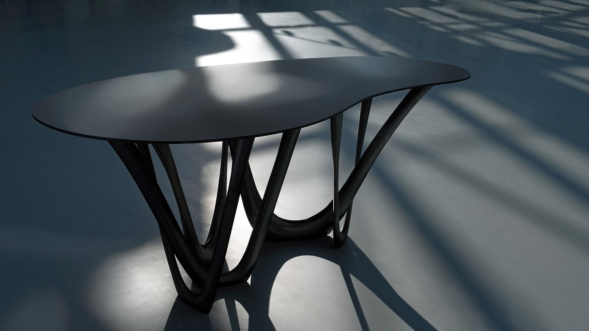 XXIe siècle et contemporain Table G-Table B de Zieta, noire « personnalisable » en vente