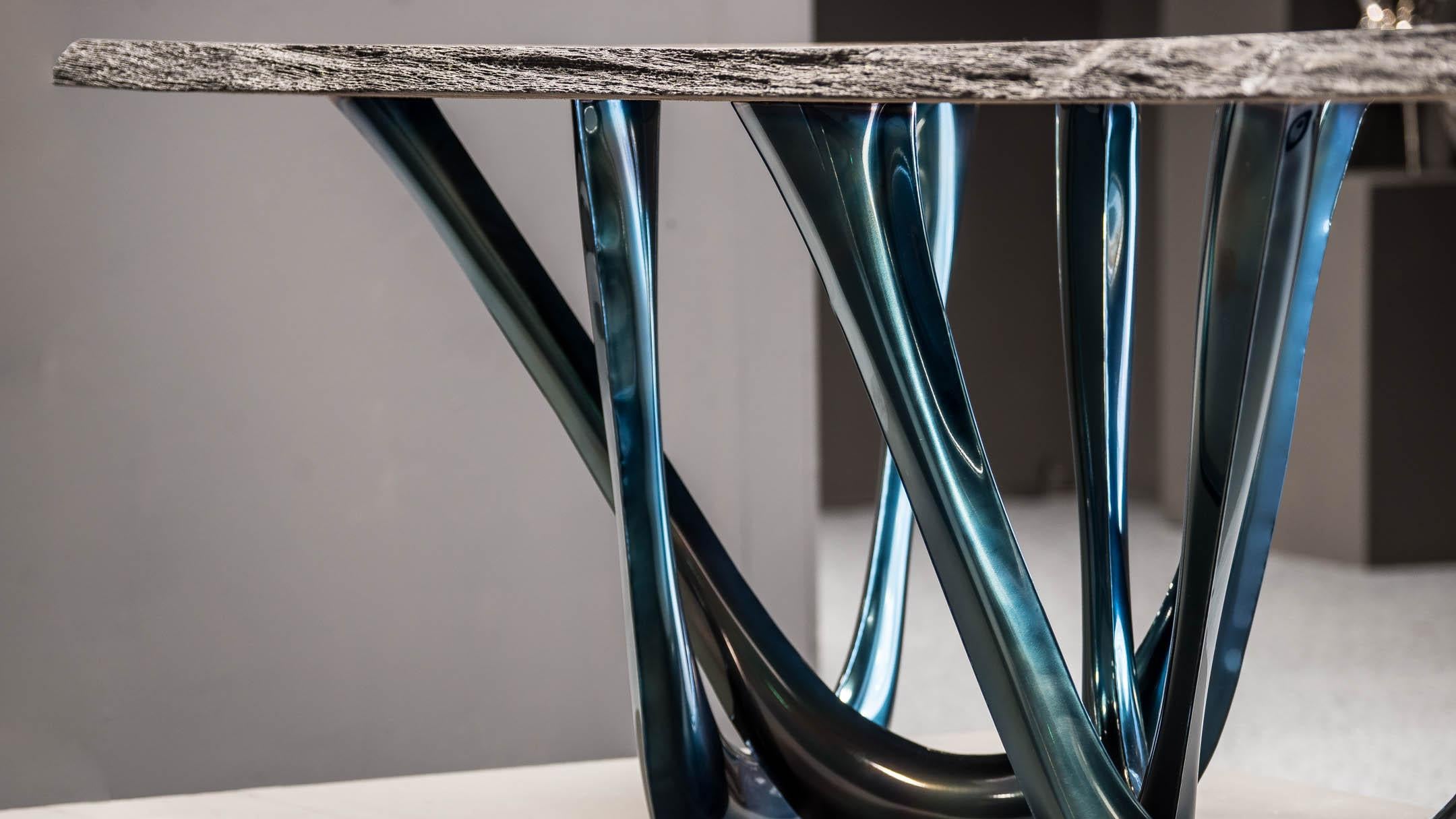 Table Cosmos de Zieta avec plateau en granit « personnalisable » Neuf - En vente à Paris, FR