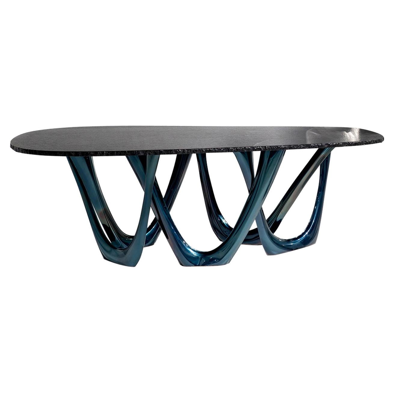 Table Cosmos de Zieta avec plateau en granit « personnalisable » en vente