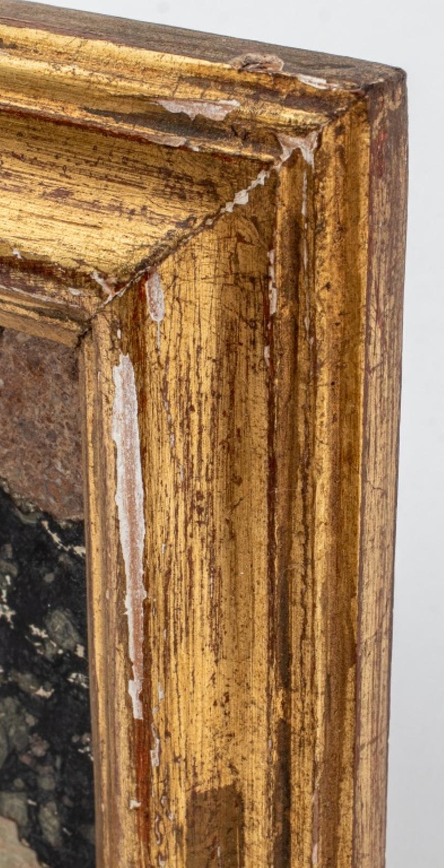 G. Ugolini Pietra Dura Florence Landscape Plaque In Good Condition In Astoria, NY