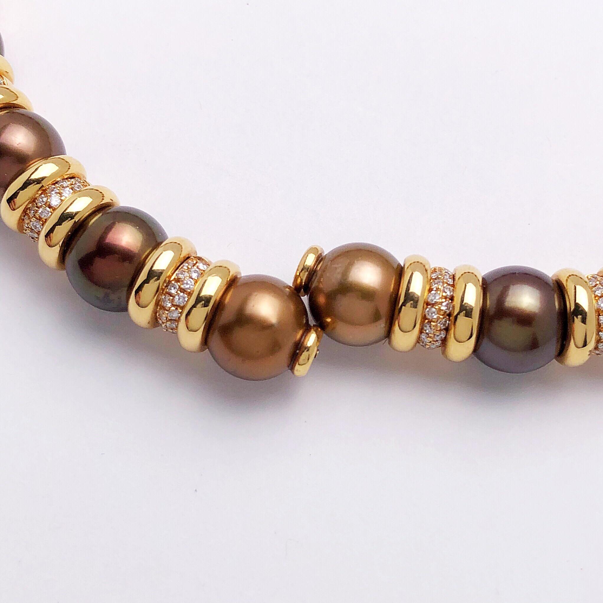 brown pearl necklace