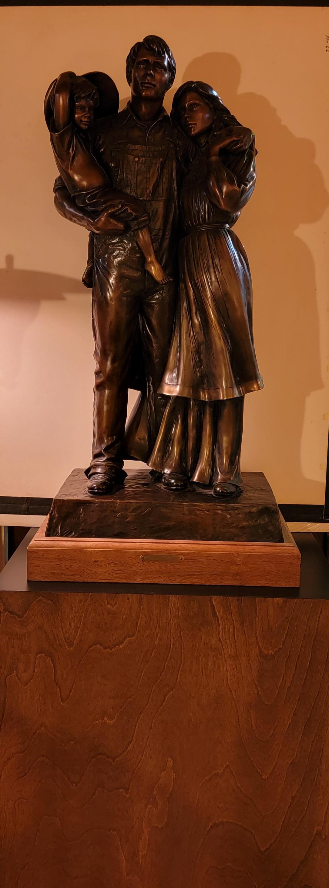Bronze Grand bronze « Promise of the Prairie » de G. W. Lundeen