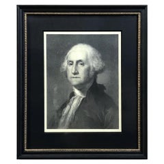 "G. Washington" Litografia da Gilbert Stuart