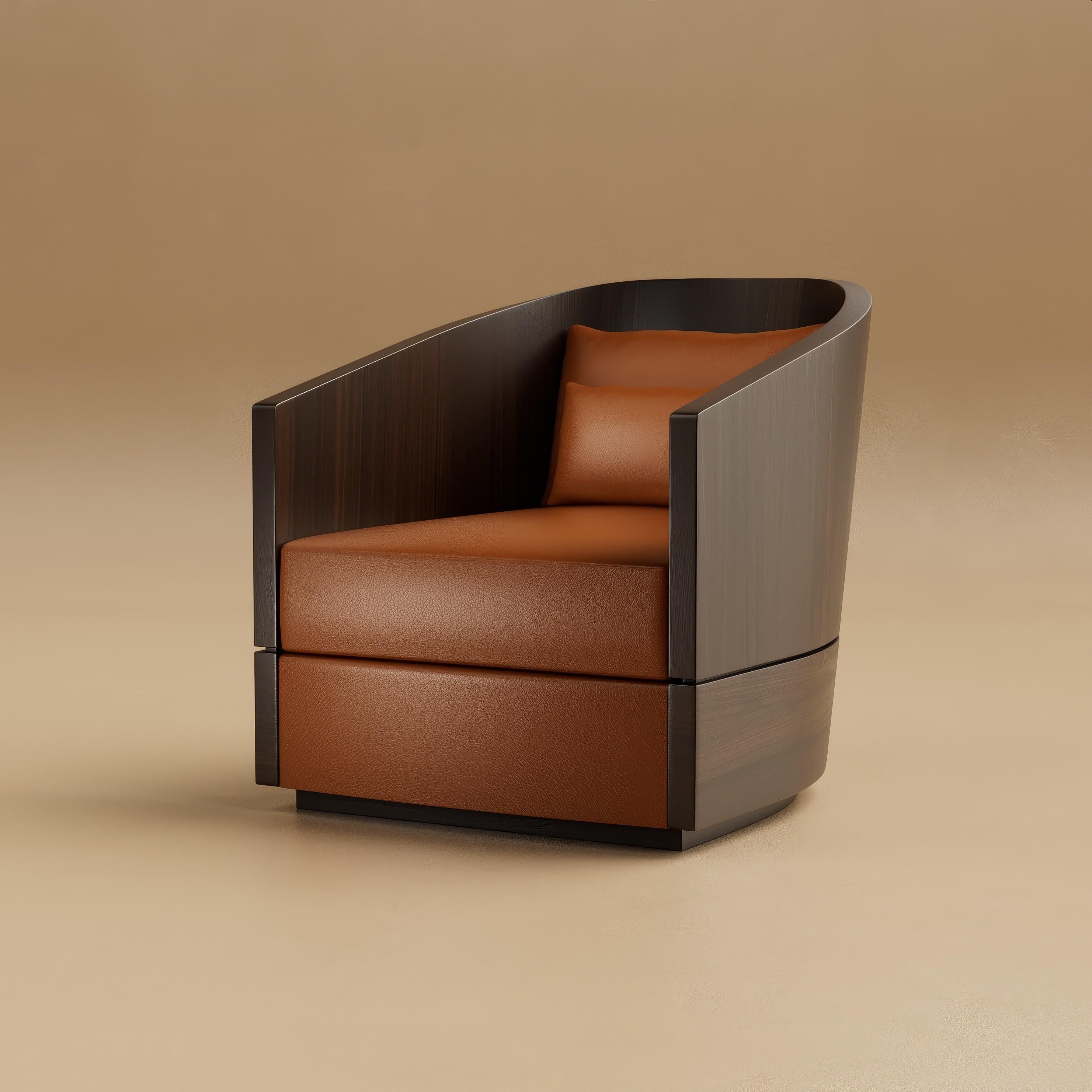 La Butaca Grant es la oda de Lusano a la comodidad escultural, un objeto de silenciosa potencia y refinada facilidad. Con su atrevido armazón de nogal y su generoso asiento tapizado, equilibra la precisión arquitectónica con una suavidad acogedora.