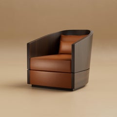 G.01 Sedia da salotto / Noce ebanizzato di Lusano