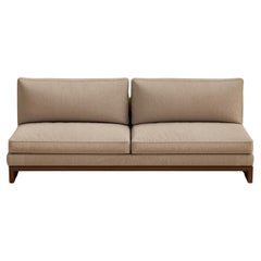 G.03 Armless Chaise / Ebonized Walnut by Lusano