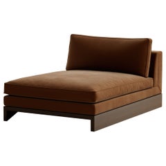 G.03 Armless Chaise / Ebonized Walnut by Lusano
