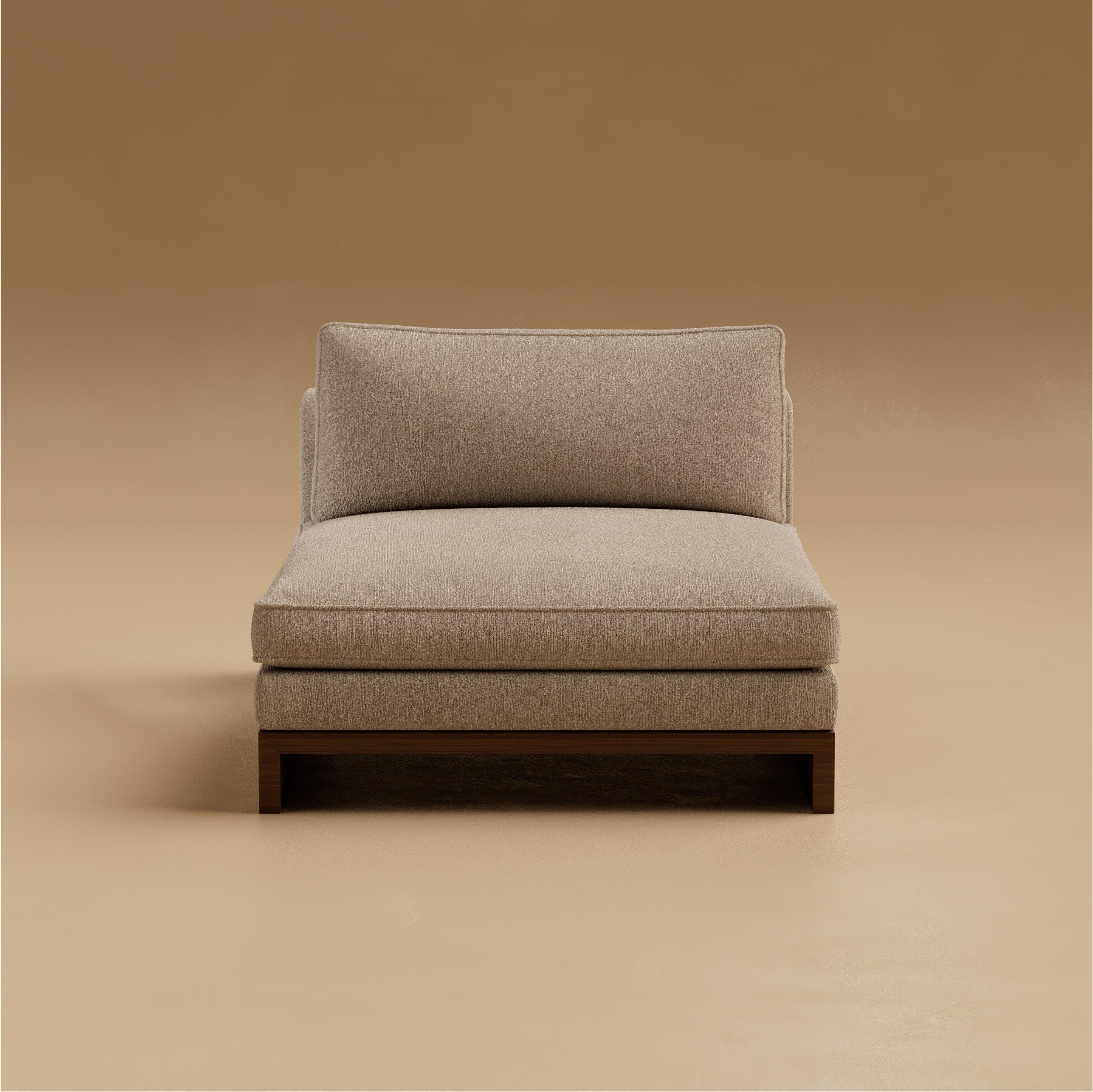 G.03 Chaise sin brazos / Nogal natural by Lusano Estadounidense en venta